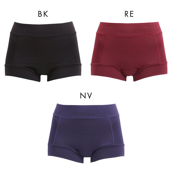 着るホカロン おなか・マチ部分当て付き 1分丈ショーツ レディース インナー 保温 裏微起毛 ストレッチ