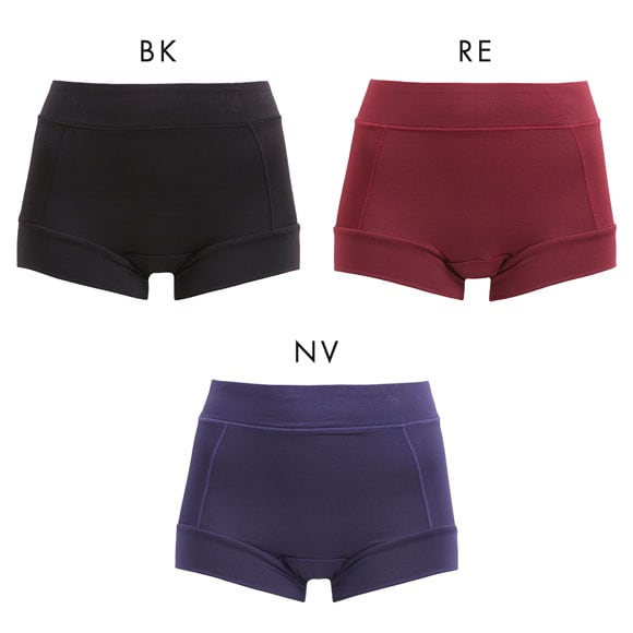 着るホカロン 腰・マチ部分当て付き 1分丈ショーツ レディース インナー 保温 裏微起毛 ストレッチ 大きいサイズ