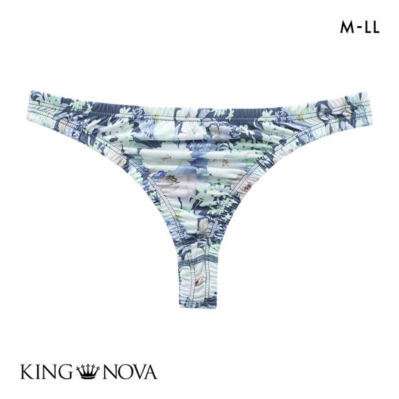 キングノバ Tバック パンツ メンズ 前とじ 花柄 M L LL KING NOVA