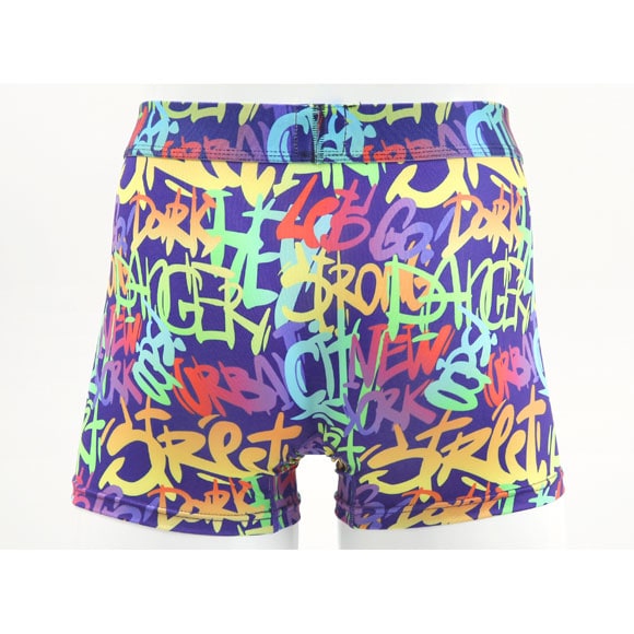 キングノバ 英字アート柄 ボクサーパンツ メンズ 前開き M L LL KING NOVA ストレッチ プリント