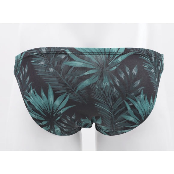 キングノバ ボタニカル柄 ビキニ フルバック メンズ 前とじ M L LL パンツ ブリーフ ブーメラン KING NOVA クリスマス バレンタイン