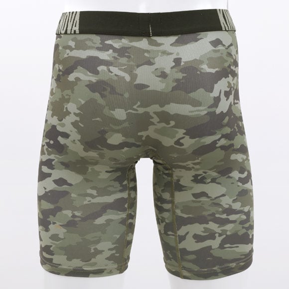 キングノバ 迷彩柄 5分丈 ロングボクサーパンツ メンズ 前あき M L LL ストレッチ 大きいサイズ KING NOVA