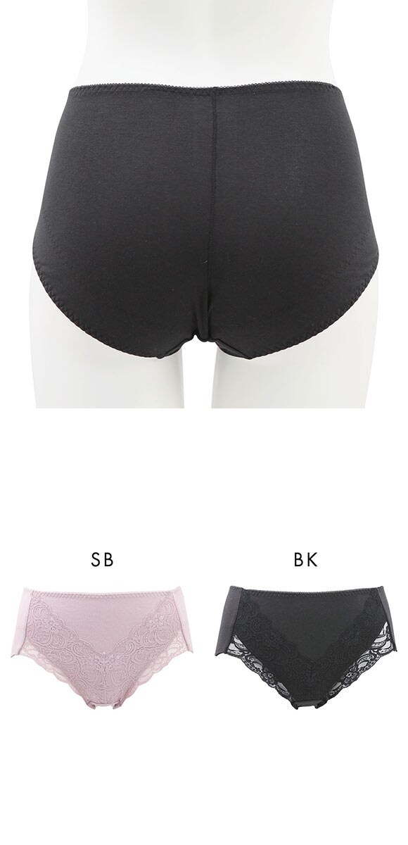 美尻メイク 綿混 ショーツガードル ソフト補正 ヒップアップ