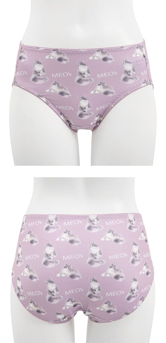 のびのび2WAY プリント サニタリーショーツ 羽根つき対応 M-LL やや深ばき すっぽり ノーマル スタンダード