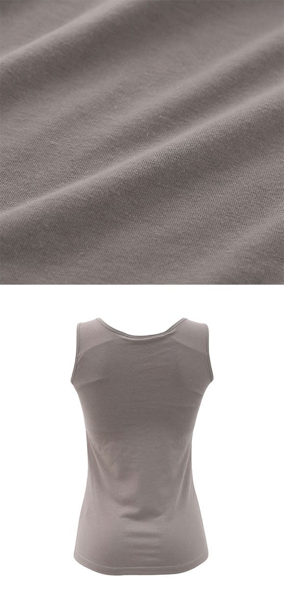 カップ内蔵 綿混 カップ付きタンクトップ ブラトップ M L LL シンプル 無地 新定番 ベーシック カップ内蔵 インナーウェア 快適