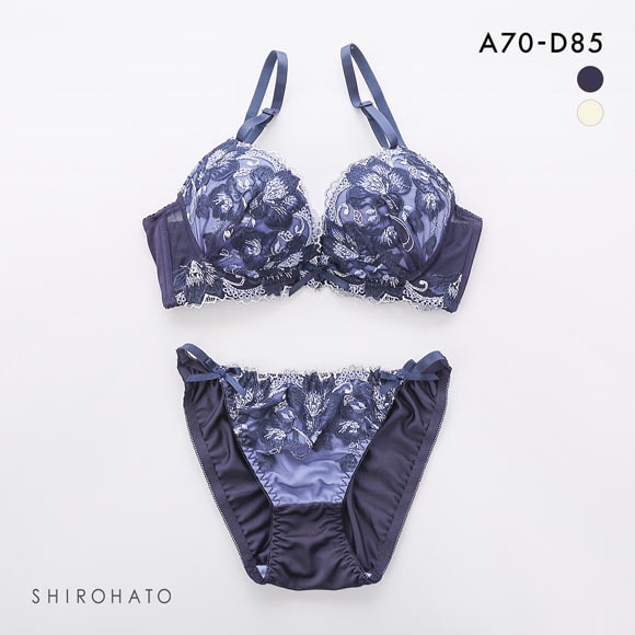 エクラ 脇高 フルブルームレース ブラセット ABCD ブラジャー ショーツ セット 脇肉 谷間 脇寄せ ECLAT