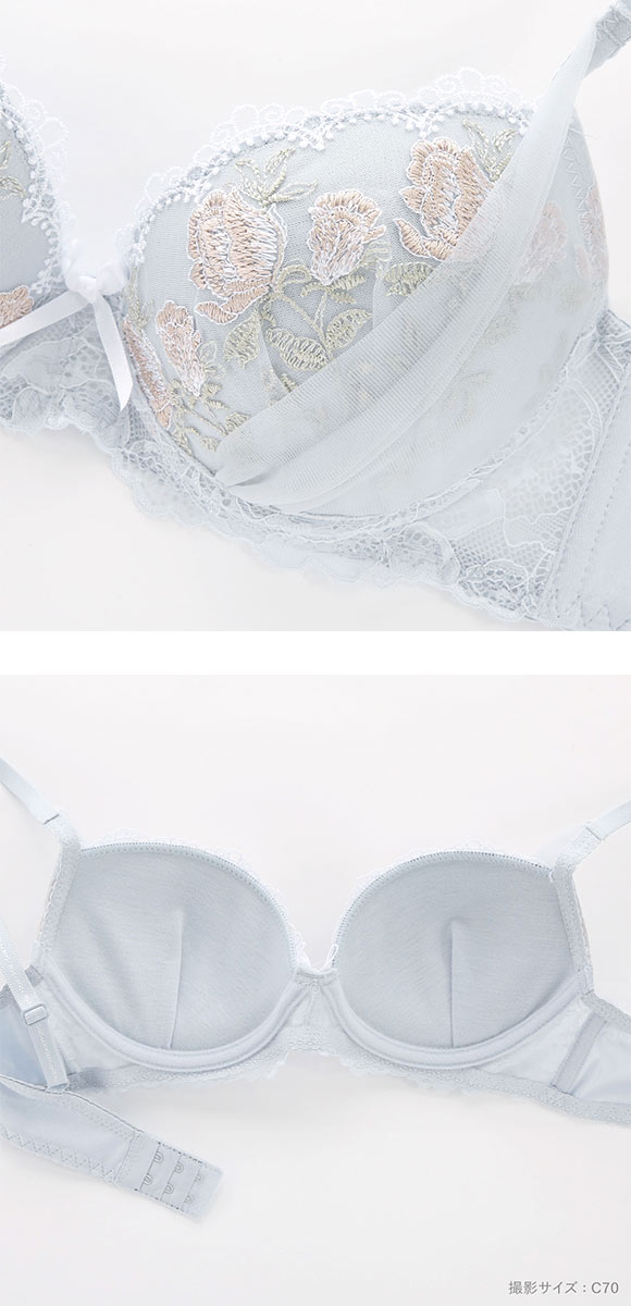ルルモアナ アンティークチューリップ ブラセット ABCD ブラジャー ショーツ セット LULUMOANA