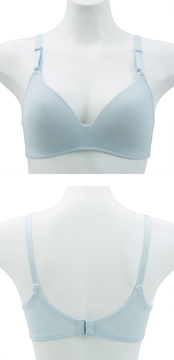 楽して美胸ができるブラ メッシュ高通気 ノンワイヤーブラジャー M L LL 涼しい 通気性 むれにくい ソフトタッチ