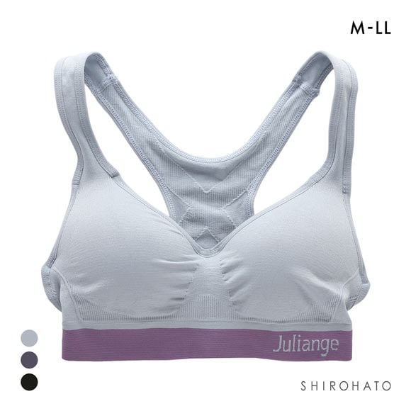 成型丸編み ノンワイヤーブラジャー M L LL スポーツブラ おやすみブラ ナイトブラ リラックス チル 部屋着 普段着 部活