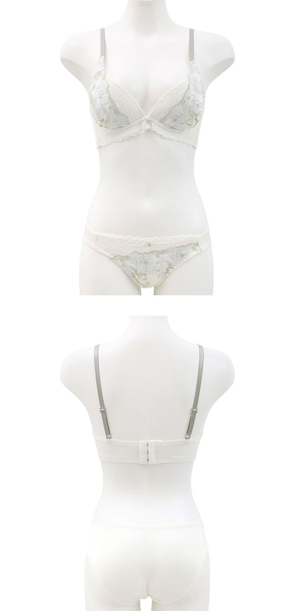 エクラ 脇高 フラワーチュール ブラセット ABCD 大きいサイズ 脇肉 谷間 盛り 脇寄せ バストアップ ブラジャー ショーツ ECLAT