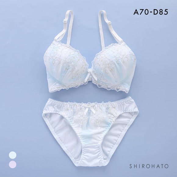 ピュアシェリ オーロララメチュール×グラデシフォン ブラセット ABCD70-85 盛り 谷間 美胸 寄せ 姫 セット PURECHERIE