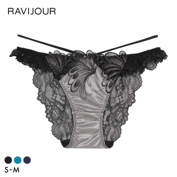 ラヴィジュール エリュナ ストレッチレース ノーマルショーツ SM セクシー バックレース 透け RAVIJOUR