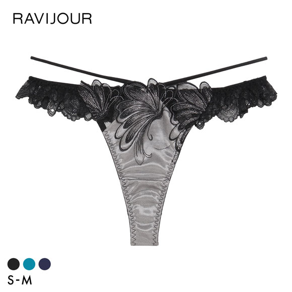 ラヴィジュール エリュナ ストレッチレース Tバックショーツ SM セクシー バックレース 透け RAVIJOUR