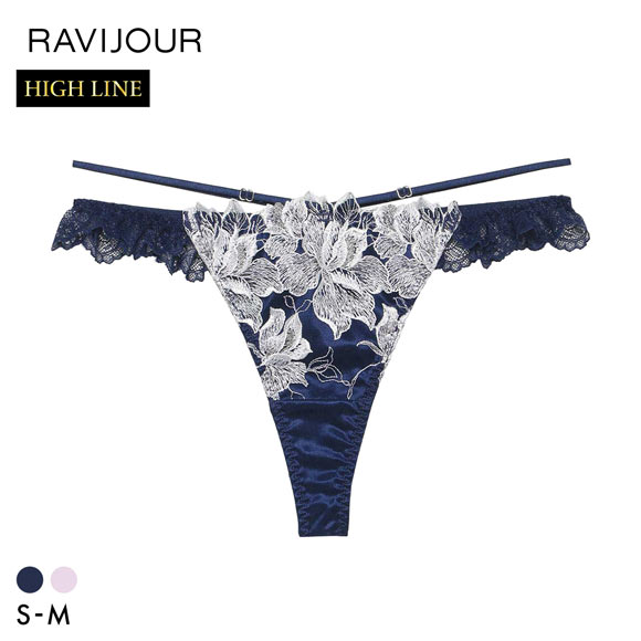 ラヴィジュール ルシエル ストレッチレース Tバックショーツ SM セクシー バックレース 透け ハイライン HIGHLINE by RAVIJOUR