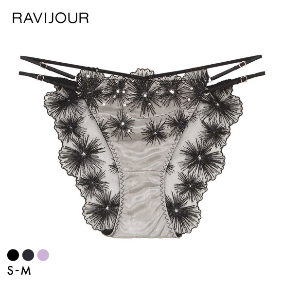 ラヴィジュール セレスティア エンブロイダリーレース ノーマルショーツ SM セクシー 総レース バックレース RAVIJOUR