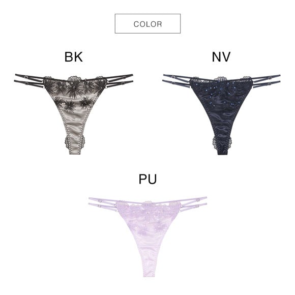 ラヴィジュール セレスティア エンブロイダリーレース Tバックショーツ SM 総レース ソング タンガ セクシー バックレース RAVIJOUR