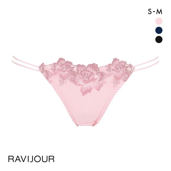 ラヴィジュール RAVIJOUR ロージーガーデン エンブレース ショーツ SM バックレース 透け