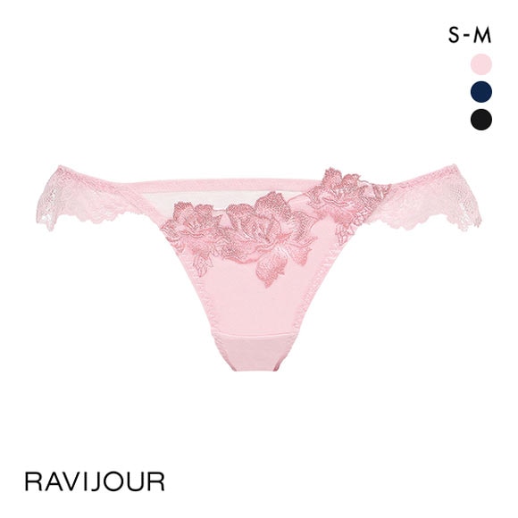 ラヴィジュール RAVIJOUR ロージーガーデン ストレッチレース ショーツ SM バックレース 透け