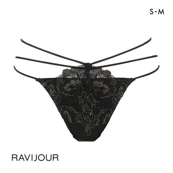 ラヴィジュール RAVIJOUR ダズルローズ ストレッチレース ショーツ SM バックレース 透け 総レース フルバック