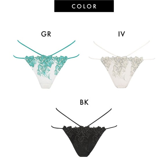 ラヴィジュール レミニセンス エンブレース Tバック SM バックレース 透け ひびきにくい RAVIJOUR