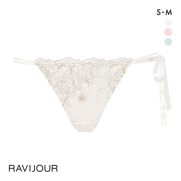 ラヴィジュール ブレッシングフラワー ストレッチレース ノーマルショーツ SM バックレース 透け RAVIJOUR