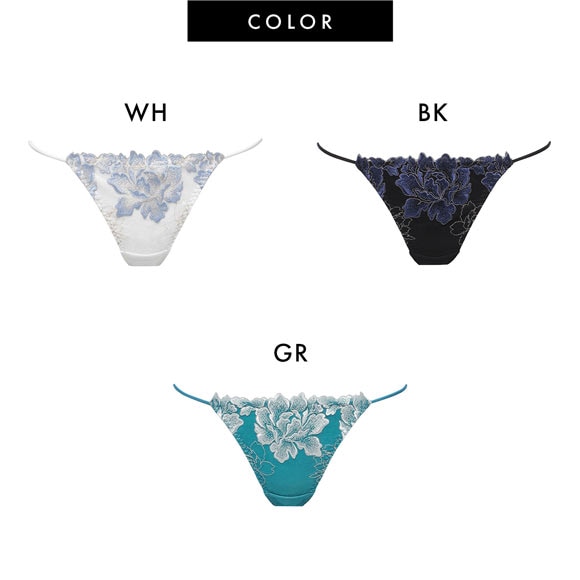 ラヴィジュール ルナリア レースアップ Tバックショーツ SM バックレース 透け ストリング RAVIJOUR