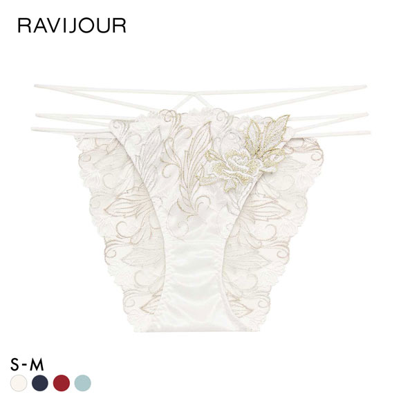 ラヴィジュール フェザーセレステ ストリングコード ショーツ ノーマルショーツ セクシー SM バックレース 透け RAVIJOUR
