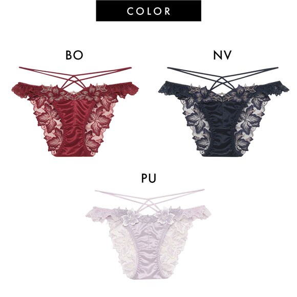 ラヴィジュール グロリアージュ フリルレース ショーツ ノーマルショーツ SM バックレース 透け RAVIJOUR