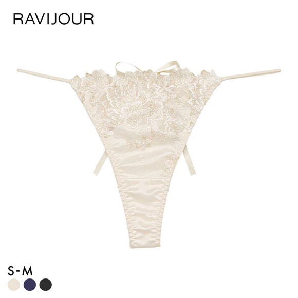 ラヴィジュール パルフルール ストレッチレース Tバックショーツ ソング タンガ SM セクシー バックレース 透け RAVIJOUR