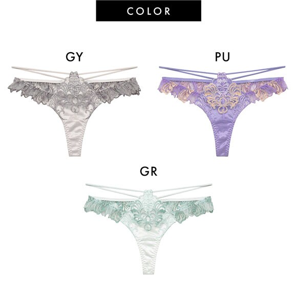 ラヴィジュール アヴェルネ フリルレース Tバックショーツ ソング タンガ SM セクシー バックレース 透け RAVIJOUR