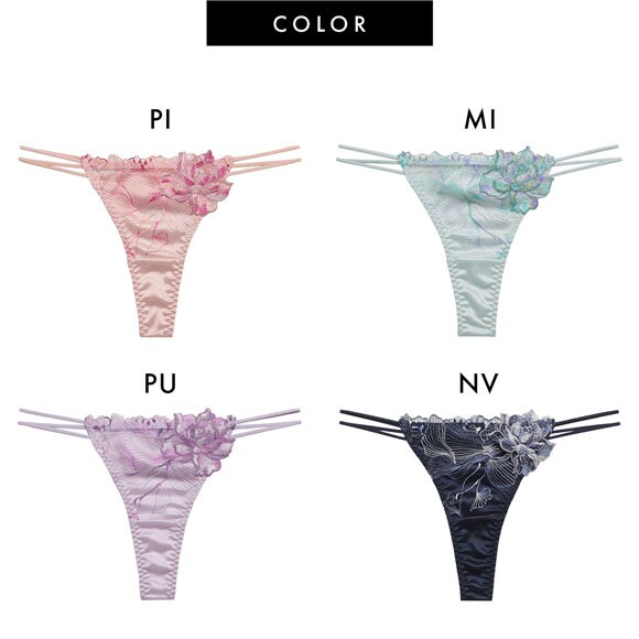 ラヴィジュール オーバーフラワー ストレッチレース Tバックショーツ SM セクシー バックレース 透け RAVIJOUR