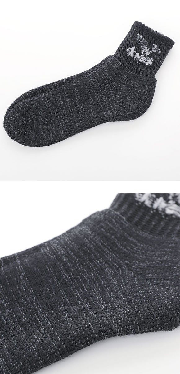 ミズノ WARM SOCKS ソックス 14cm丈 ショート丈 3足組 あったか フートパイル 厚地 ルームソックス 靴下 メンズ MIZUNO