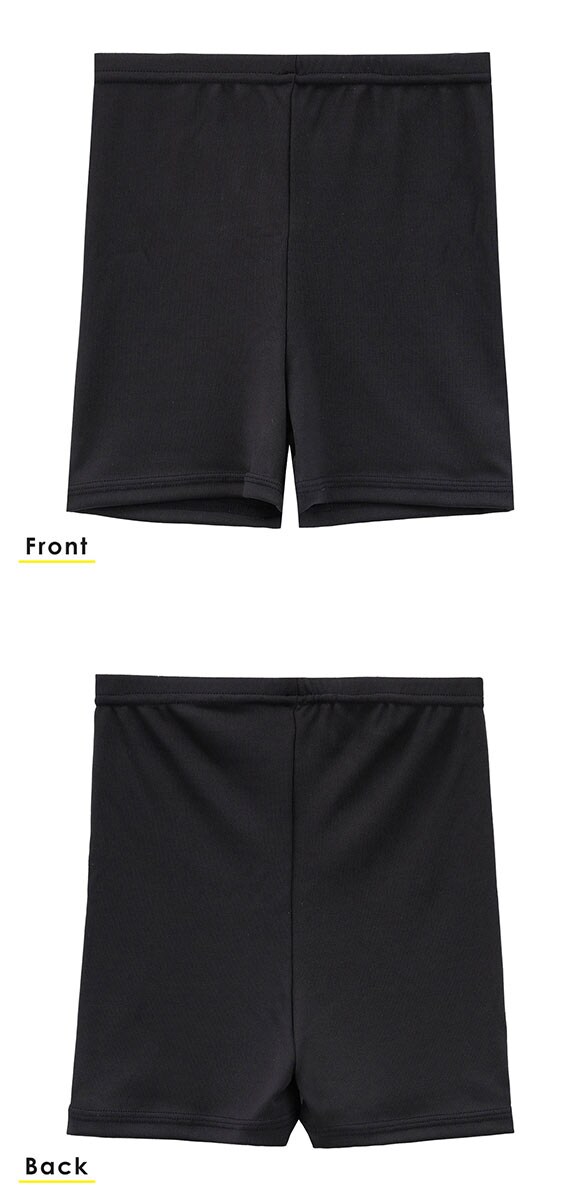 くろぱん さらさらDRY キッズ オーバーパンツ ショート丈 吸水速乾 インナー スポーツ 学校 ジュニア 女の子 105-165 KUROPAN