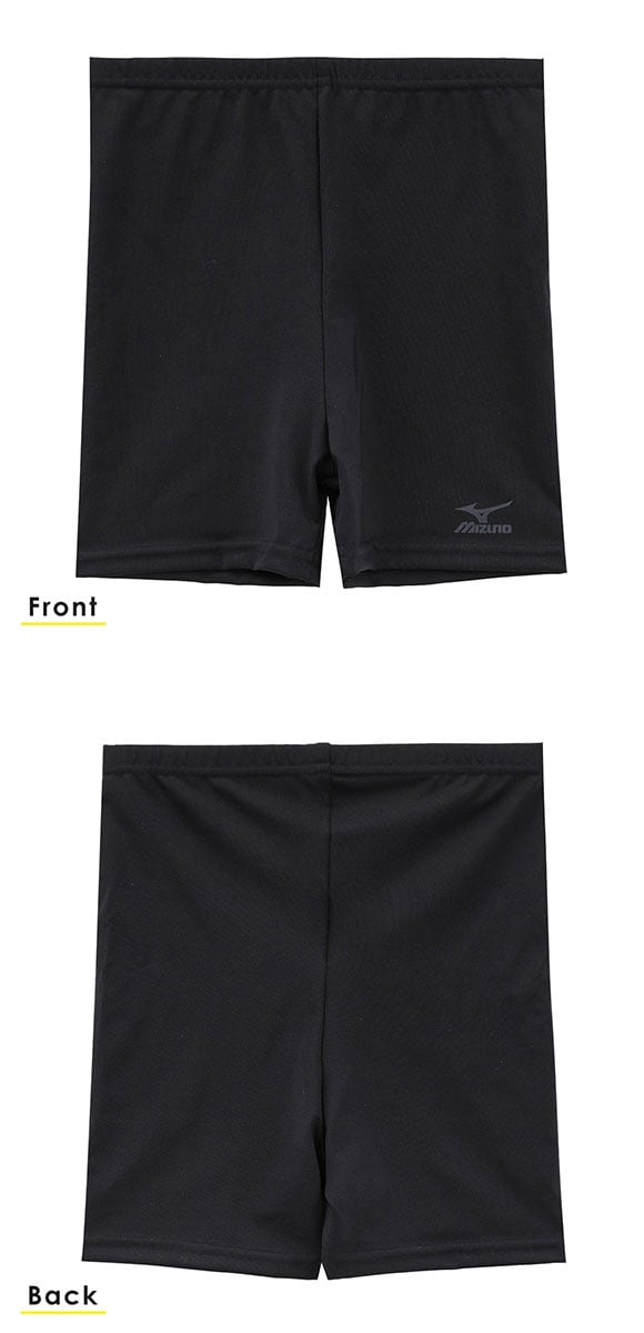 くろぱん ミズノ キッズ オーバーパンツ ショート丈 吸水速乾 ストレッチ スポーツ 学校 部活 ジュニア 女の子 115-165 KUROPAN