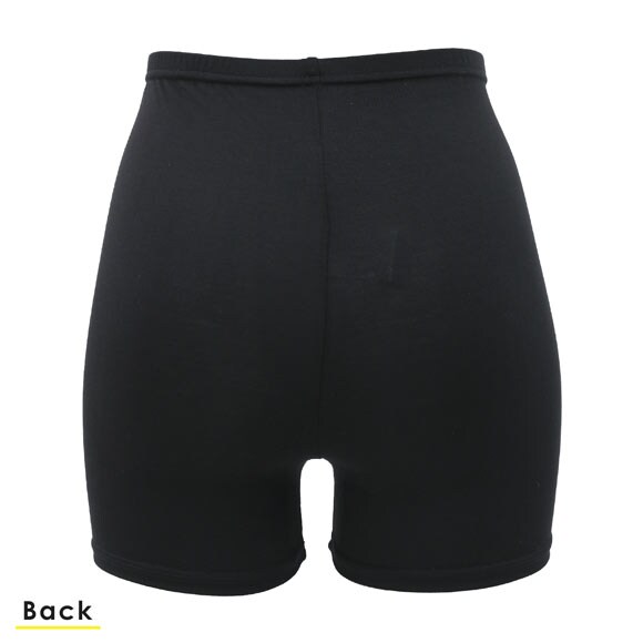 くろぱん とろ～りやわらかタッチ レディース オーバーパンツ ひざ上20cm丈 こっそり冷え対策 学校 学生 S-LL レディース okamoto