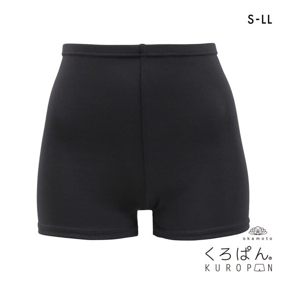 くろぱん さらさらDRY レディース オーバーパンツ マイクロミニ丈 吸水速乾 スポーツ 部活 学校 学生 S-LL KUROPAN