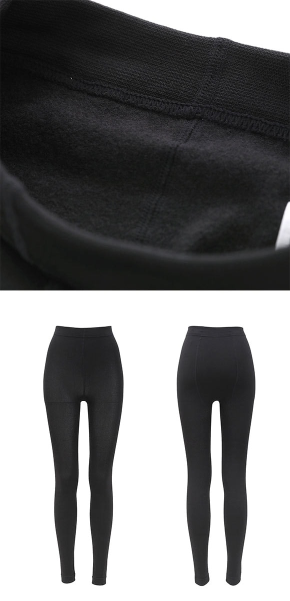 冬レギンス 80デニール 10分丈 裏起毛 ふんわりあたたか レディース M-L JM-L JJM-L 大きいサイズ okamoto