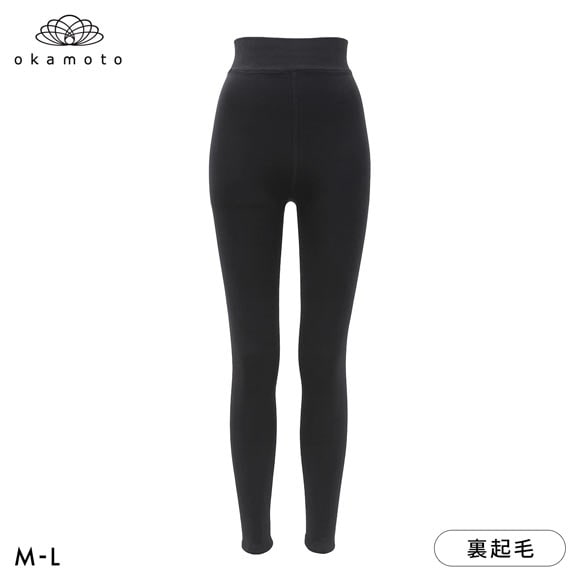 冬レギンス 10分丈 毛布のような裏起毛 ふんわりあたたか ゆったり レディース M-L JM-L JJM-L 大きいサイズ okamoto