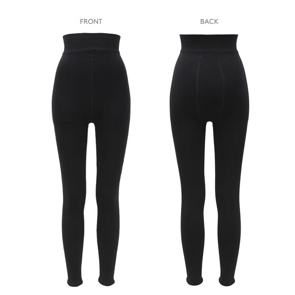 冬レギンス 10分丈 毛布のような裏起毛 ハイウエスト ふんわり レディース M-L JM-L JJM-L 大きいサイズ okamoto