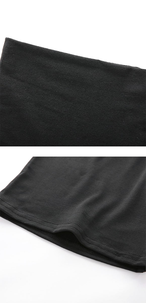 プラチナホット 温感ペチコートレギンス 5分丈 腹巻つき あったか 保温 透け防止 ML レディース okamoto Platinumhot