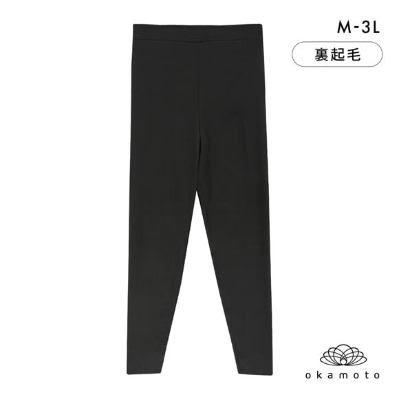 プラチナホット レギンス 10分丈 あったか 裏起毛 保温 M L LL 3L 大きいサイズ レディース okamoto Platinumhot