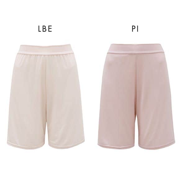 プラチナモア ペチコートレギンス 5分丈 ひんやり冷感キープ 吸水速乾 透け防止 おなかゆったり ML レディース 夏 okamoto