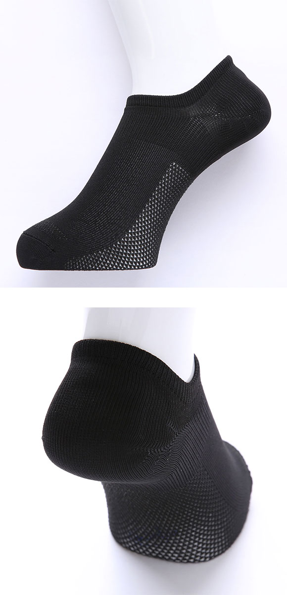 ココピタ さらっと実感 3足組 フットカバー 深め 深履き 消臭 メッシュ 吸水速乾 スニーカー メンズ ソックス 靴下 25-27cm 27-29cm KOKOPITA