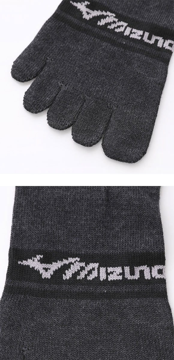 ミズノ 5本指ソックス ショート丈 3足セット ガチ丈夫 破れにくい メンズ スポーツ 24-26cm 26-28cm MIZUNO