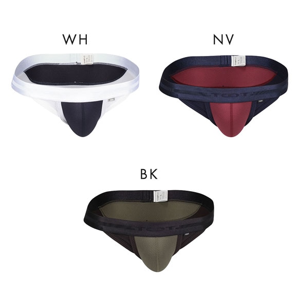 トゥート ツートーン メッシュビキニ フルバック メンズ 前閉じ 立体カップ ローライズ TOOT