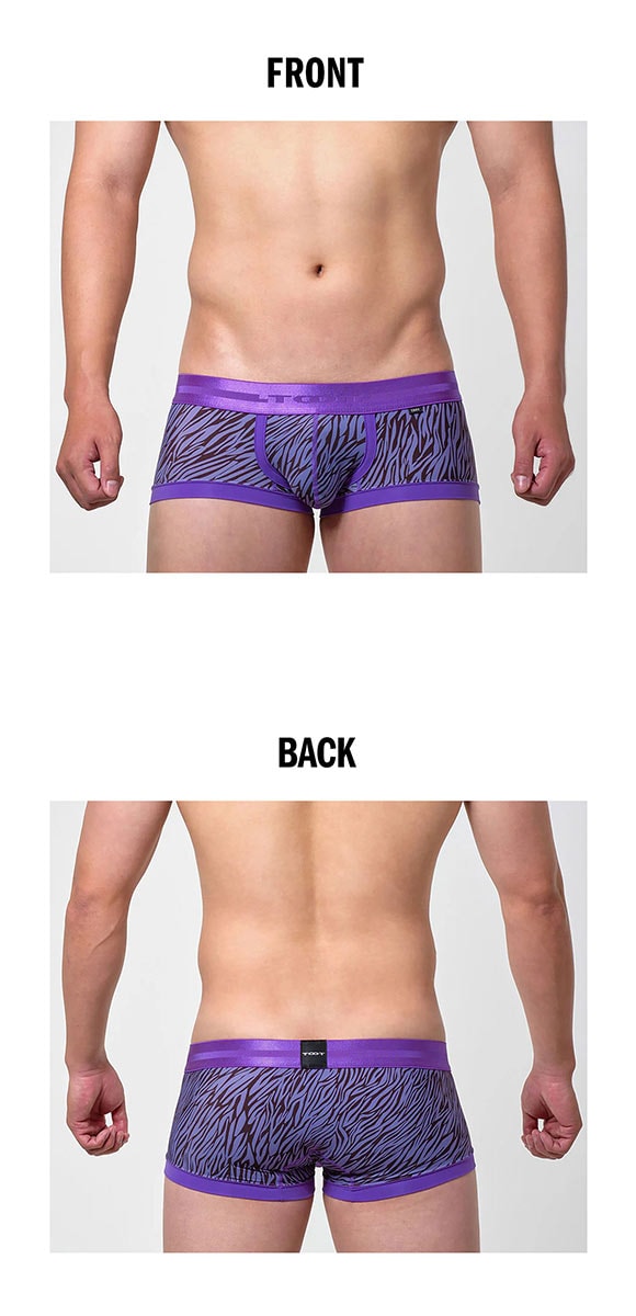 トゥート TOOT ゼブラ ボクサー ボクサーパンツ メンズ 前とじ 日本製 TOOT