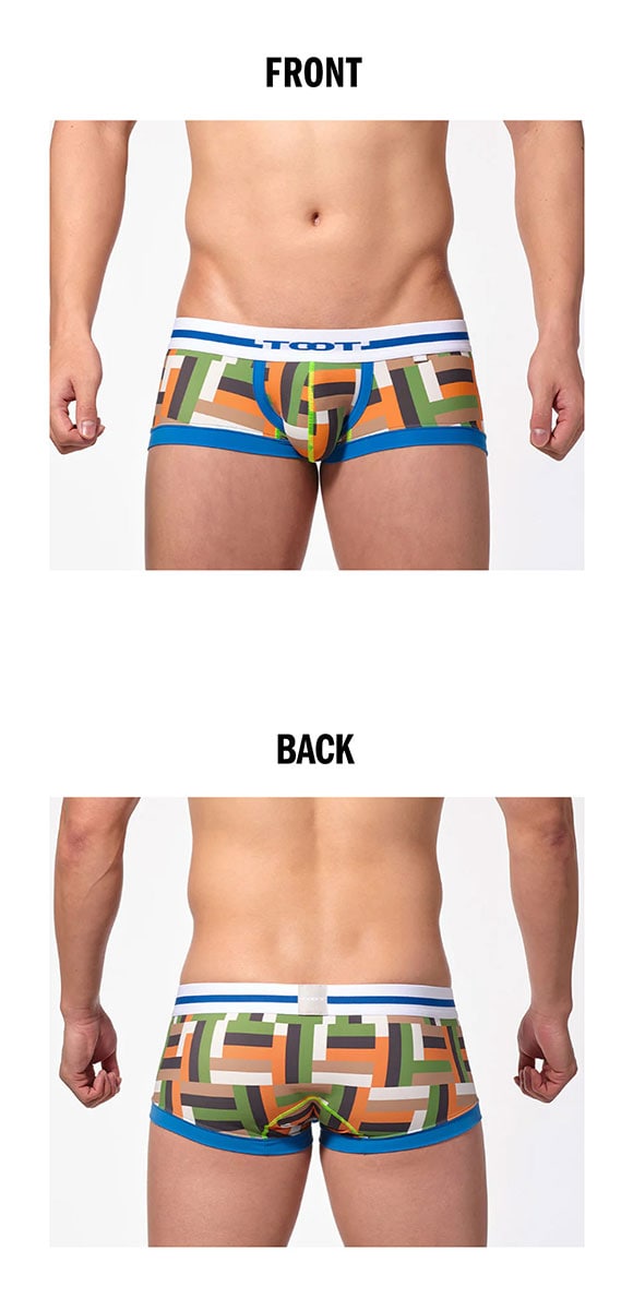 トゥート TOOT マルチブロック ボクサープリント ボクサーパンツ メンズ 前とじ NB25S1012 立体カップ