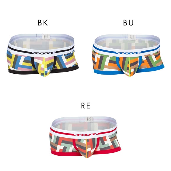 トゥート TOOT マルチブロック ボクサープリント ボクサーパンツ メンズ 前とじ NB25S1012 立体カップ