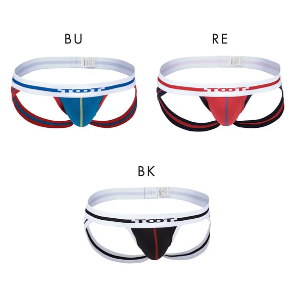 トゥート TOOT カラーコットンジョックストラップ II メンズ Yバック YB24A304 0バック バイク 前閉じ