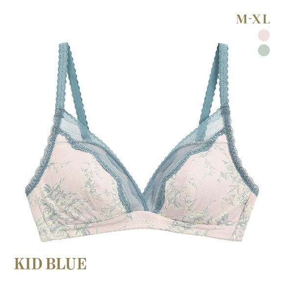 キッドブルー KID BLUE フローレンスPT ブラジャー ノンワイヤー ソフトブラジャー 三角ブラ 単品